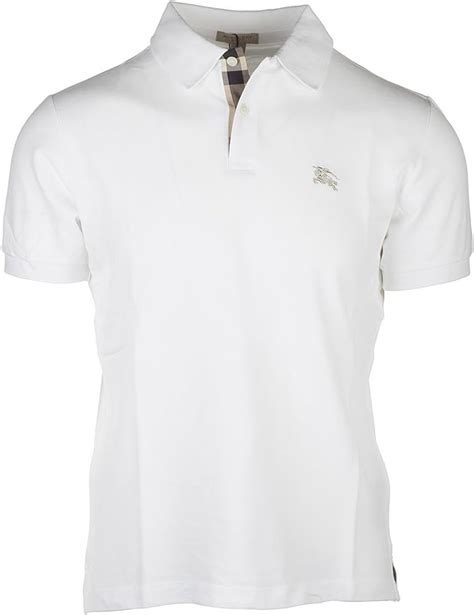 polo uomo burberry bianca|Mens Burberry Polo .